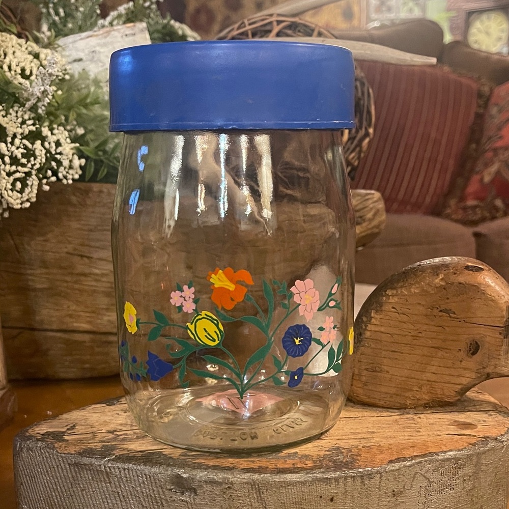 Vintage Carlton Blue Canister 1980’s